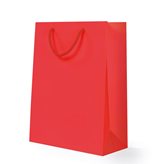 Shopper Carta Lusso Opaca Rosso cm18+8x21