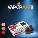 Minifit Pod JustFog VaporArt British Tobacco - 2 Pezzi - Nicotina : 8 mg/ml