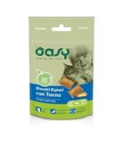 Oasy Gatto SNACK Biscotti Ripieni Adulto Tonno 60 Gr