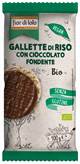 Gallette di Riso con Cioccolato Fondente Fior di Loto 100g