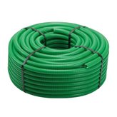 Tubo corrugato verde con tirafilo diametro 32 mm B11569