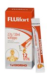 Fluifort sciroppo per tosse grassa mucolitico fluidificante 12 bustine 2,7g/10ml