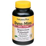 Natures Plus Dyno-Mins Magnesio Potassio Bromelaina Integratore Alimentare 90 Tavoletta