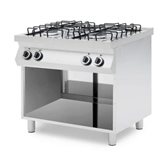 Ristoattrezzature [OFFERTA] Cucina professionale a gas 4 fuochi con vano aperto potenza fuochi 17 kW