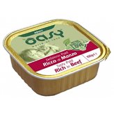 Oasy Gatto PATE' Adult Manzo Vaschetta 100 Gr