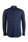 Coveri Collection Camicia da uomo con micropois blu - L / Blu