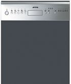 Smeg PLA4513X Lavastoviglie con frontalino a vista Inox Antimpronta - 45cm-A+