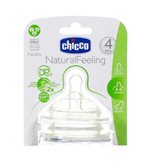 Tettarella NaturalFeeling 4m+ (Flusso Regolare) Chicco® 2 Pezzi