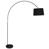 Lampada da terra Piantana ad Arco nera 60 watt E27