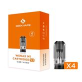 Wenax M1 V2 Cartuccia Pod Geekvape Ricambio 2ml - 4 Pezzi (Ohm: 0.8 Ω)