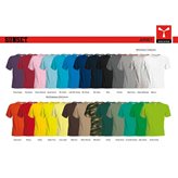 T-shirt Sunset Girocollo a Manica Corta in Cotone - Payper AY 7443 - Colore : Verde militare- Taglia : 3XL