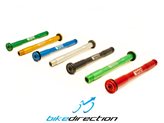 Asse passante superleggero Carbon-ti X-Lock QR15 compatibile forcella FOX BOOST nero, rosso, blu, gold, verde acido