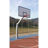 SPORTGYM Imp. Basket monotubo SINGOLO da esterno sbalzo cm 225