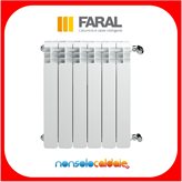 RADIATORE IN ALLUMINIO FARAL TROPICAL 800 INTERASSE 800 - batteria 10 elementi con mensole-kit tappi-riduzioni-valvola di sfiato - Kit Tappi  : Kit Tappi da 1"x3/8"