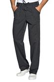 Isacco Pantalone Gessato Nero Per Cuoco Cucina o Pizzeria Fino 3XL 4XL 5XL