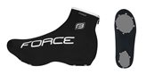 Copriscarpe aerodinamici chrono per ciclismo FORCE lycra nero - Colore : Nero- Taglia : S/M