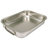 Steel Pan Teglia rettangolare - Dimensione : Steel Pan Teglia rettangolare 35 x 26