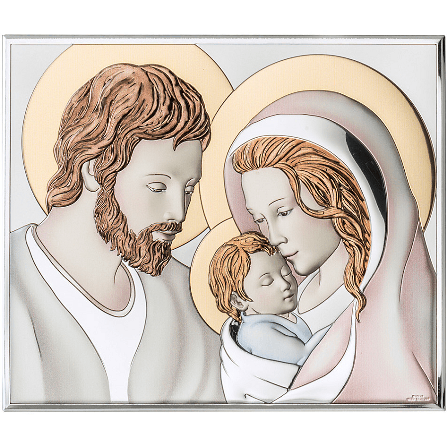 Quadro Capoletto "Sacra Famiglia" Valenti - 32 x 26 cm