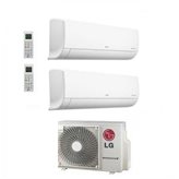 Climatizzatore Condizionatore LG Libero Smart R32 Wifi Dual SplitDual Inverter 9000 + 12000 BTU con U.E. MU2R15 Classe A+++/A+