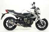 IMPIANTO DI SCARICO COMPLETO ARROW CATALIZZATO CON TERMINALE THUNDER IN ALLUMINIO NERO PER YAMAHA XJ6/DIVERSION 2009/2015