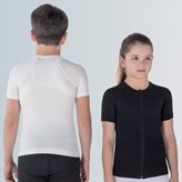 FGP - Posture Plus - P+ YOUNG UP - Maglia Posturale Pediatrica Seamless - Colore : Bianco, Taglia : 1°