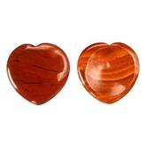 Worry Stone Cuore Diaspro Rosso pietra antistress,1 pz.