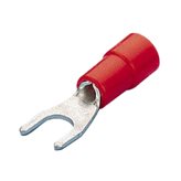 Capicorda preisolato Cembre a forcella 1,5mmq Diametro 4mm Rosso RF-U4