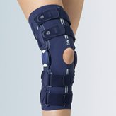 FGP - PHYLOETEK COLLAMED CLOSE - Ginocchiera traspirante lunga con snodo Physioglide® - Colore : Blu- Taglia : S