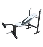 GetFit Force Bench 560 Panca Richiudibile - multistazione per bilancieri, stazione Leg Curl e Leg Extensor