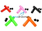 Manopole colorate in silicone MTB Sapience SuperGrip 130 mm. nere, rosse, verdi, rosa, arancione, blu