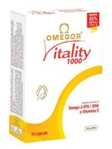 OMEGOR Vitality 1000 - Integratore alimentare a base di EPA e DHA - 30 capsule