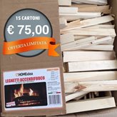 150 kg legnetti accendifuoco in abete in offerta