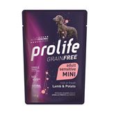 Prolife grain free sensitive adult agnello e patate mini 100gr