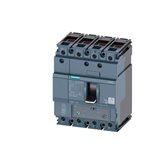 Interruttore scatolato Siemens 3VA1 160A 4 Poli 25KA 3VA11163GD420AA0