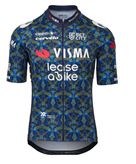 Maglia Agu Team Visma Replica Lease a Bike TDF2024 (Dimensione: S - Colore: Blu)