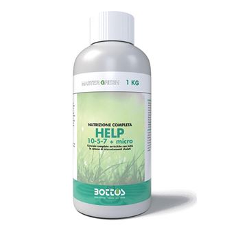 Concime liquido NPK Bottos "Help" 10-5-7 + microelementi - Linea Master Green (Conf. (Kg): 1)