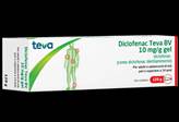 Diclofenac Teva BV 10mg/g gel 120g