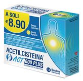 ACETILCISTEINA ACT 600 PLUS12B