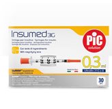 Insumed Siringhe per Insulina 0,3ml PIC 30 Pezzi