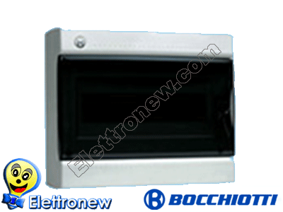 Bocchiotti centralino con portello 12 moduli IP40 B04084