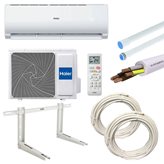 Climatiseur Haier Geos + 2.5KW 9000Btu A++/A+ R32 WIFI avec kit d'installation