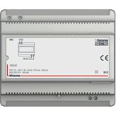 Alimentation électrique des systèmes audio Bticino 2 fils 6 modules 110-240VAC 346040