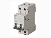 Interruttore magnetotermico Siemens 2P 25A 6kA tipo C 2 moduli 5SL62257BB