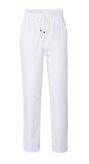 Pantalone Bianco Uomo Donna X Parrucchiera Estetista Benessere Solarium 145 g - Bianco, XL