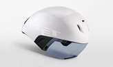 Casco aerodinamico Thriatlon Cronometro Met CODATRONCA 2024 - Colore : Bianco- Taglia : L