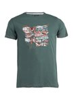Coveri Collection T-Shirt uomo cuciture a contrasto - M / Verdone