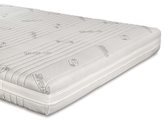 EverGreenWeb Materasso in Lattice Air di origine NATURALE, Memory Foam e Waterfoam alto 20 cm DOPPIO COMFORT Lato Estivo e Invernale, ORTOPEDICO Lastra 3D Fodera SILVER Sfoderabile con Cuscini Letto - Modello DUAL SEASON