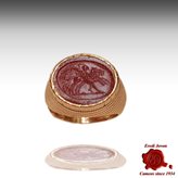 Anello Cammeo Intaglio Montatura Massiccia