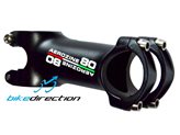 Attacco manubrio mtb Aerozine XS7 negativo 6° viti Ti lunghezze 80, 90, 100 mm da 99 grammi!