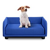 Cuccia per cani - Divano letto King Dog Home - blu, 95X120